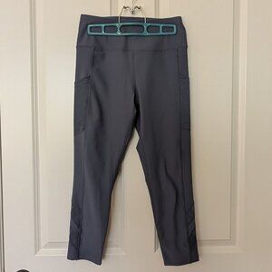 Mondetta stretch legging with mesh detail - gray, size S